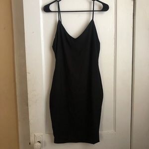 Black Fitted Mini Dress